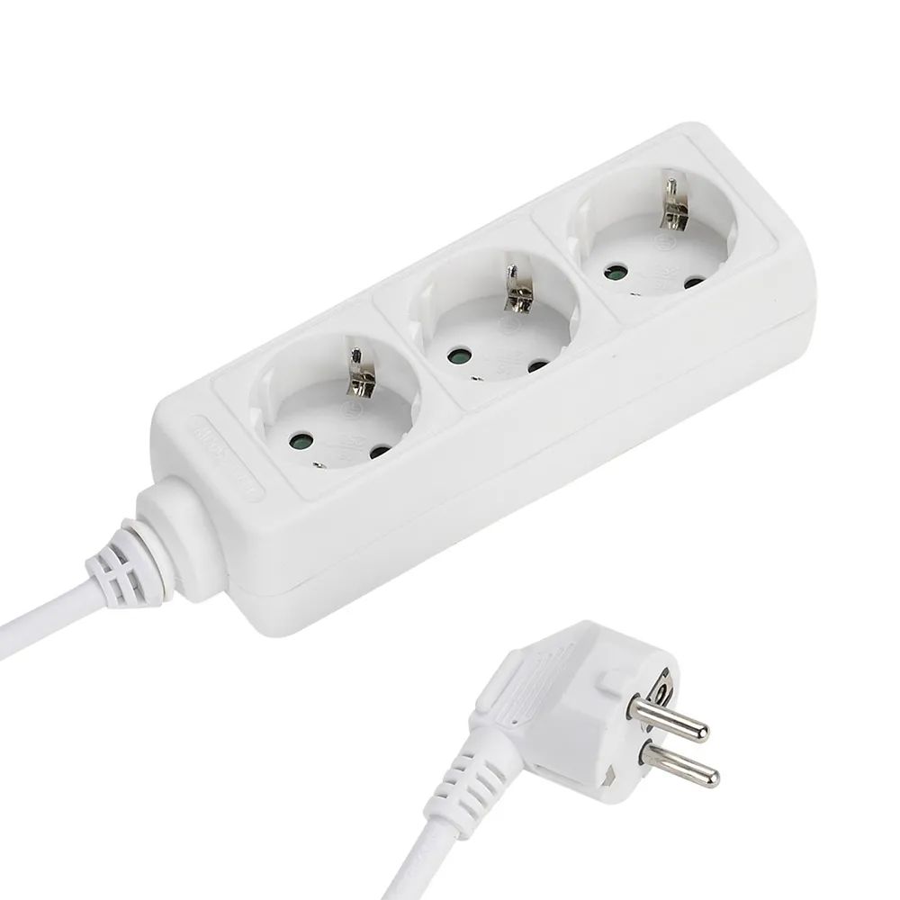 VIVANCO 3-fach Steckdosenleiste, 1,4m, weiss
