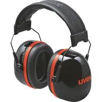 UVEX Arbeitsschutz K30 - Kopfband - Konstruktion - Schwarz - Rot - 36 dB