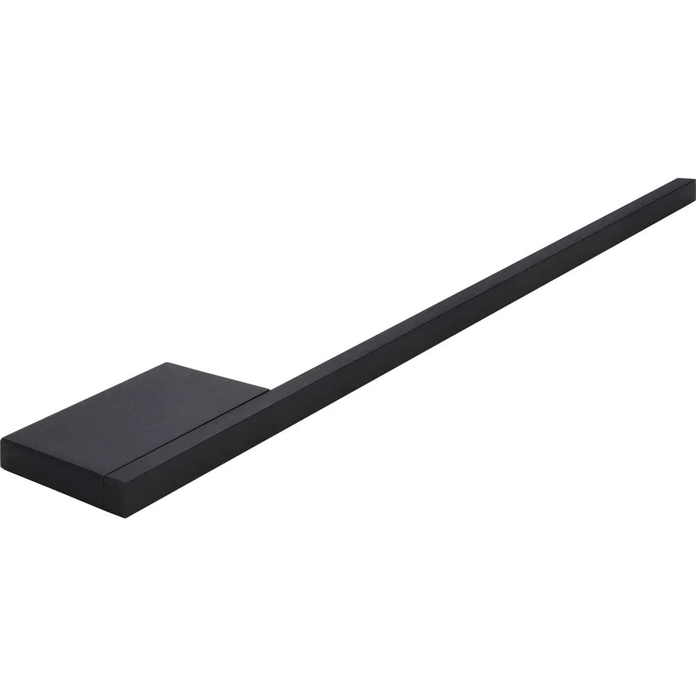 Siro Handtuchhalter Pan, Breite 380 mm, Aluminium schwarz matt