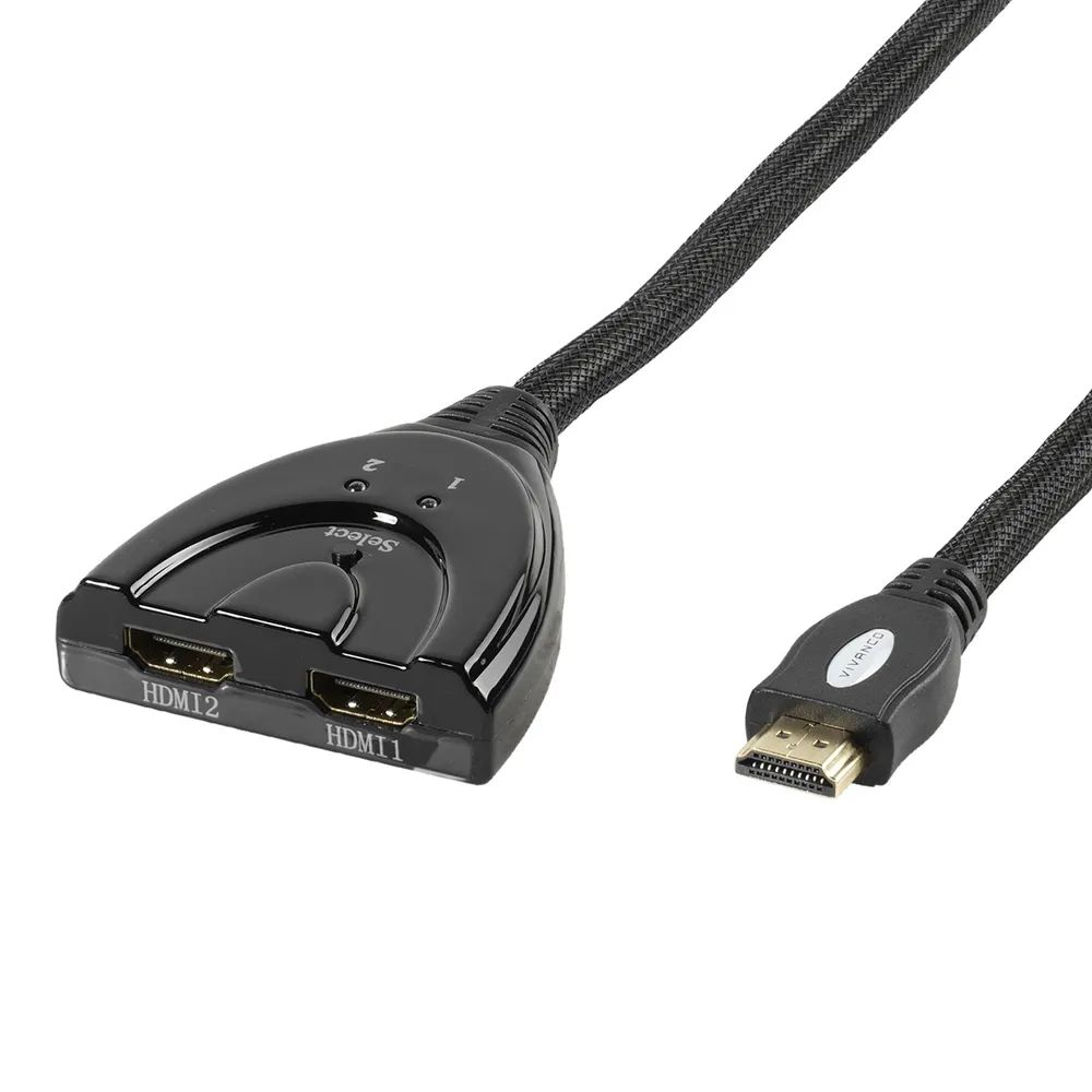 VIVANCO Automatischer 2 auf 1 HDMI Umschalter