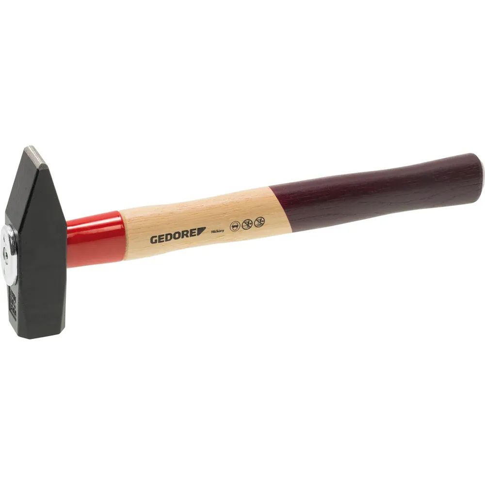 GEDORE Sicherheits Schlosserhammer 600 H Rotband Plus 1000 g Hickory Stiel