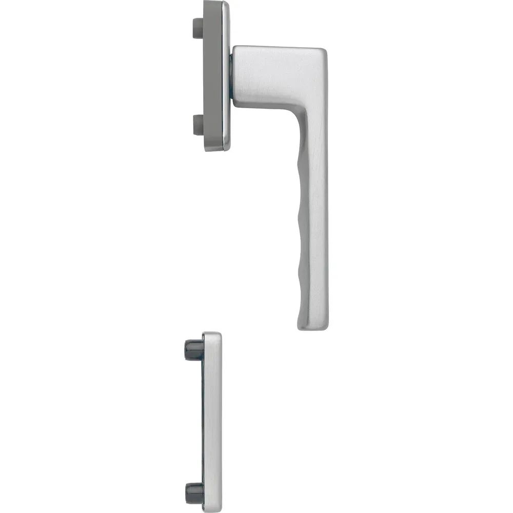 HOPPE Fenstergriff-Halbgarnitur TOULON innen, Aluminium edelstahlfarbig matt