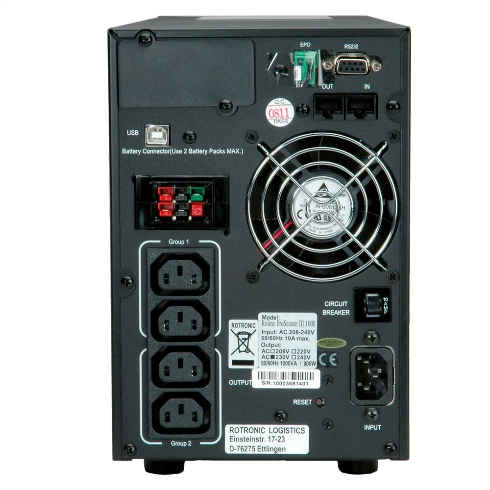 ROLINE ProSecure III 1000 - Online USV