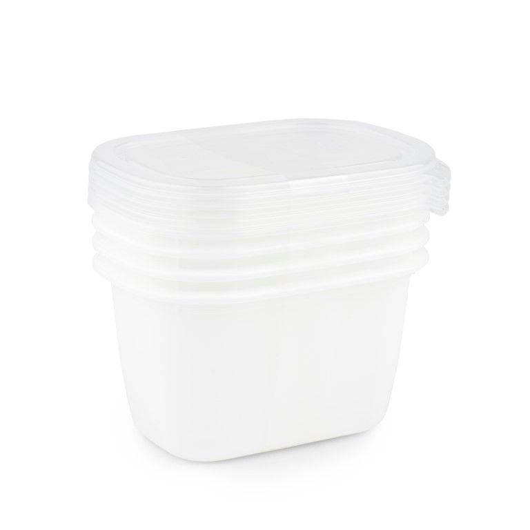 Rotho Set Gefrierdosen 4 x 0.5 l FREEZE