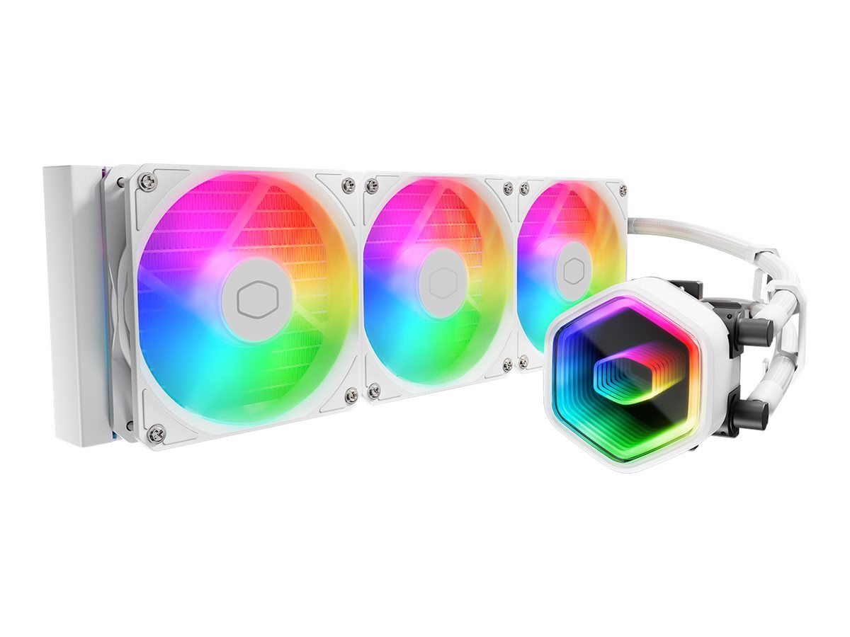 Cooler Master MasterLiquid 360 Core II - Prozessor-Flüssigkeitskühlsystem - Kühlergröße: 360 mm - (für: LGA1851, LGA1700, LGA1200, LGA2066, LGA2011-3, LGA2011, LGA1151, LGA1150, LGA1155, LGA1156, AM4, AM5)