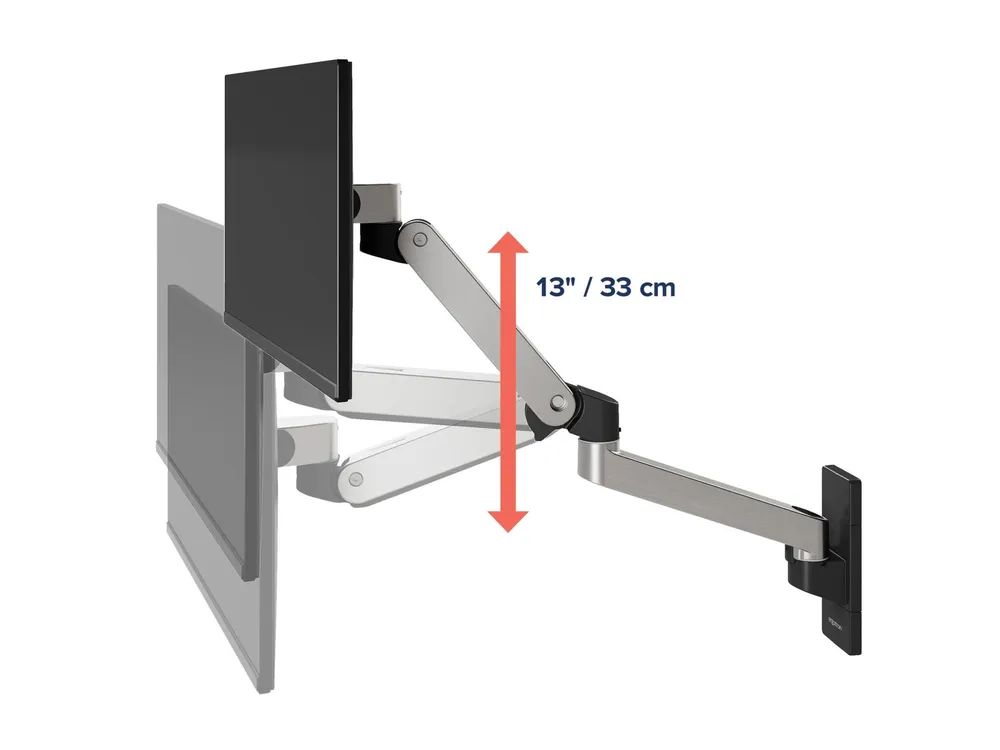 Ergotron LX Pro - Befestigungskit (Monitorarm) - für LCD-Display - Aluminium - Polished Aluminum - Bildschirmgröße: bis zu 86,4 cm (bis zu 34 Zoll)