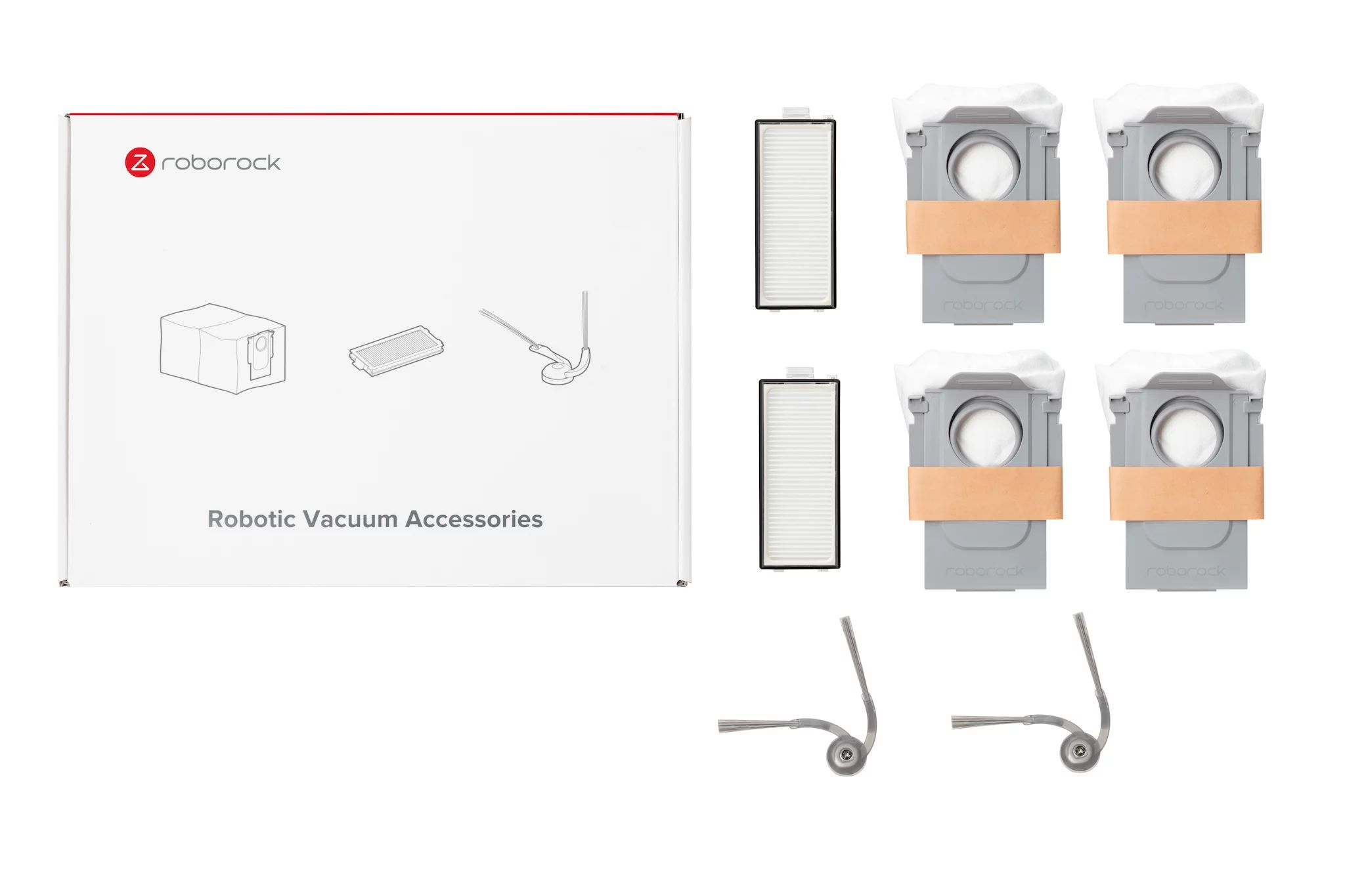 Roborock Roboter Staubsauger accessorie kit Z70 2xfilter 4xdust bag.
