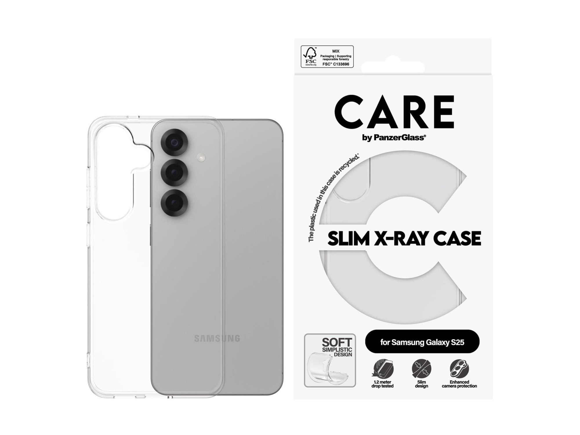 PanzerGlass CARE by PanzerGlass X-Ray - Hintere Abdeckung für Mobiltelefon - weicher Grund - Thermoplastisches Polyurethan (TPU)