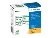 HERMA Weiß, grün - 15 x 22 mm 2000 Etikett(en) (1000 Bogen x 2)