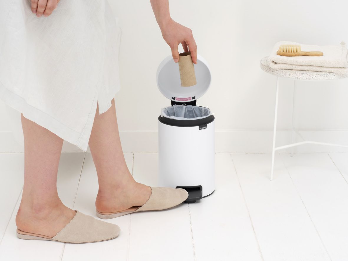Brabantia NewIcon Treteimer, 3l, White