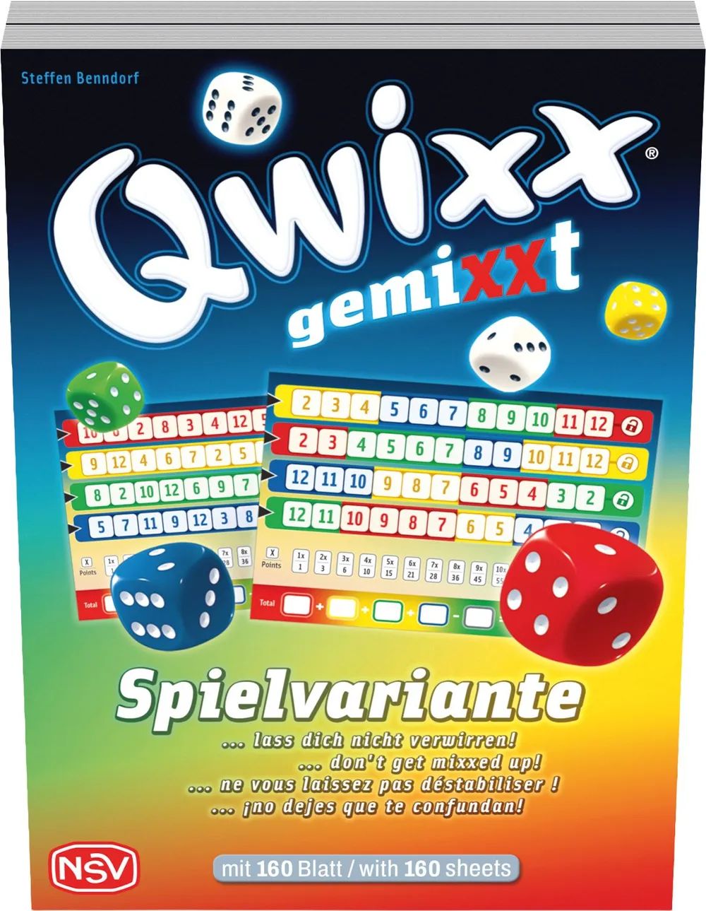 Cartamundi Deutschland GmbH QWIXX GEMIXXT XL - ZUSATZBLÖCKE