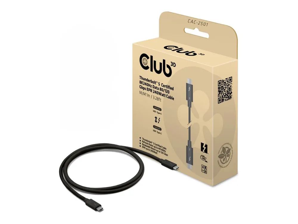 Club 3D USB-Kabel - 24 pin USB-C (M) zu 24 pin USB-C (M)