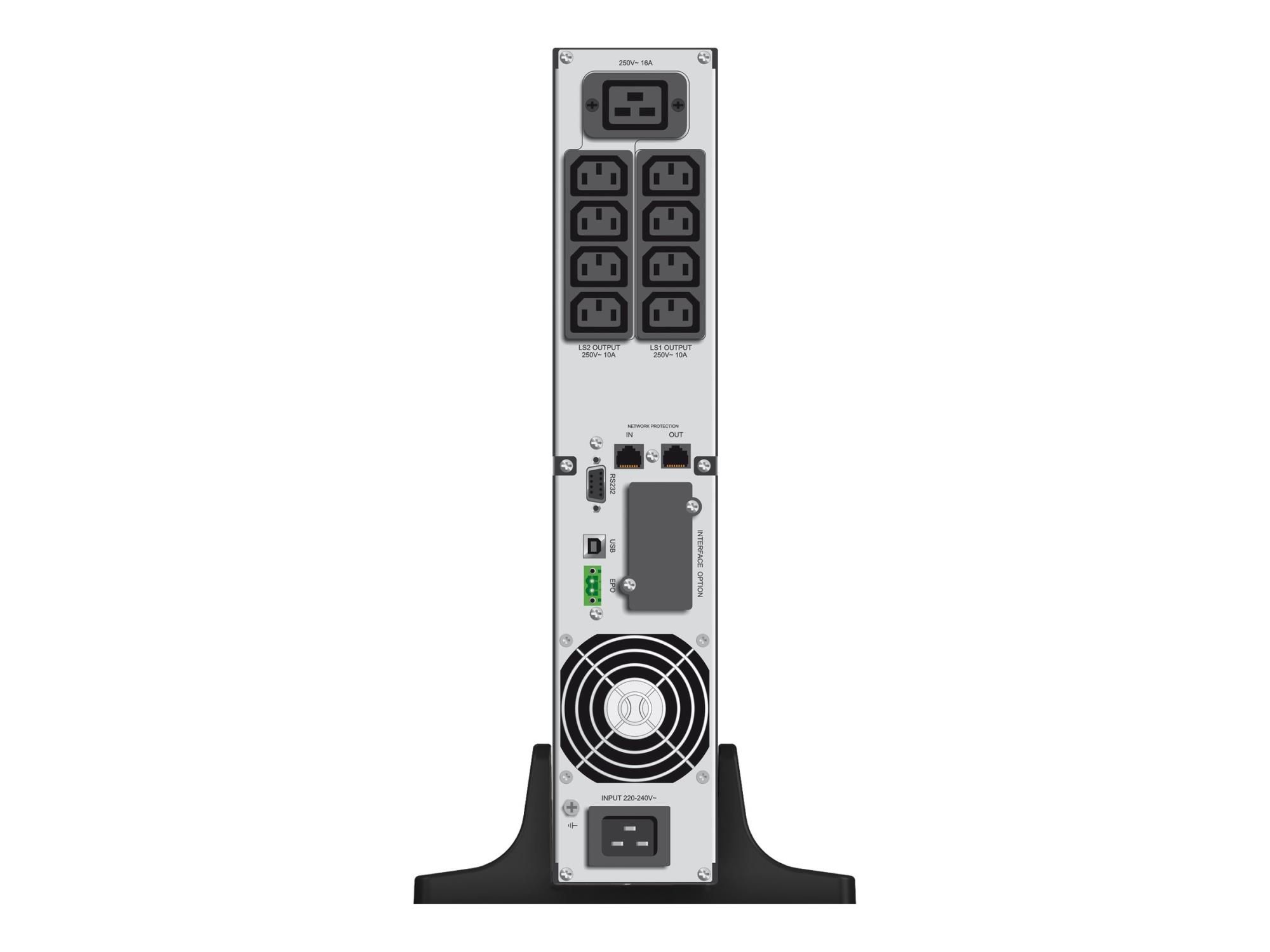 BlueWalker PowerWalker VI 3000RT LCD - USV - Wechselstrom 220/230/240 V - 2.7 kW - 3000 VA - 9 Ah - RS-232, USB - Ausgangsanschlüsse: 9 - 2U - 48.3 cm (19")