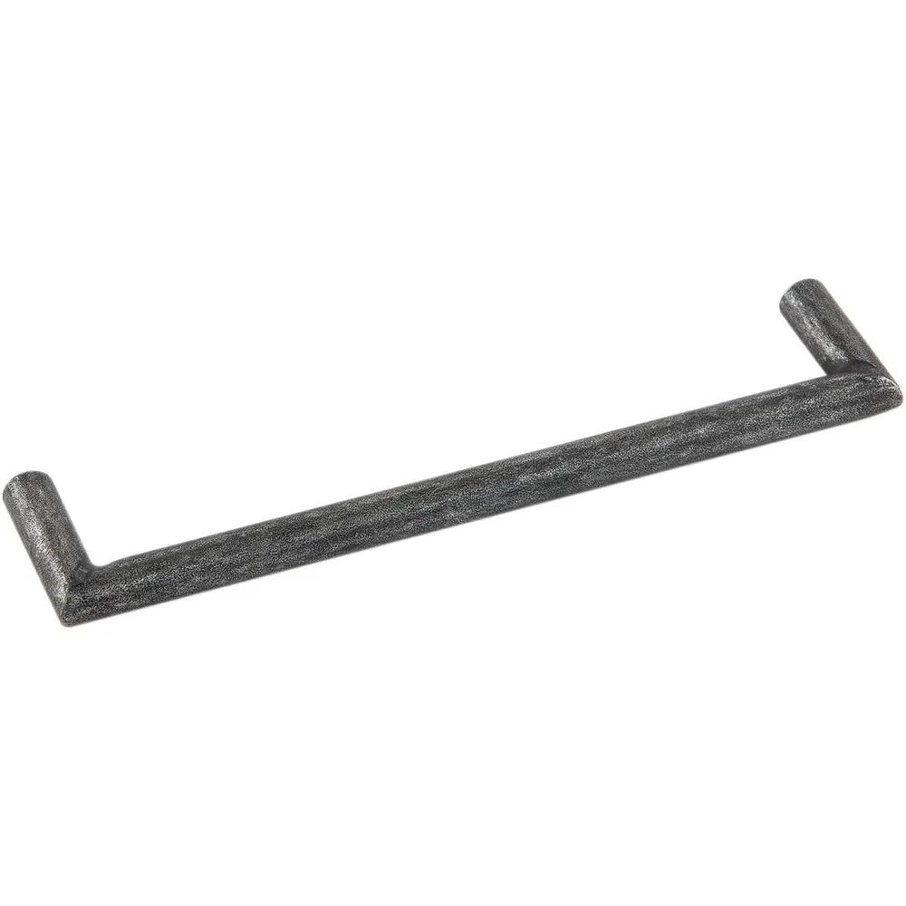 Halcö Möbelgriff Davos LA 160 mm, Breite 170 mm, Eisen verzinkt schwarz passiviert
