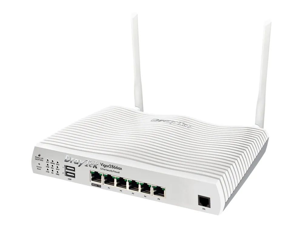 Draytek Vigor 2866ax - Wireless Router - DSL-Modem Switch mit 6 Ports