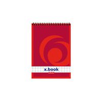 Herlitz 00110734 - Rot - A7 - 50 Blätter - 60 g/m² - Kariertes Papier