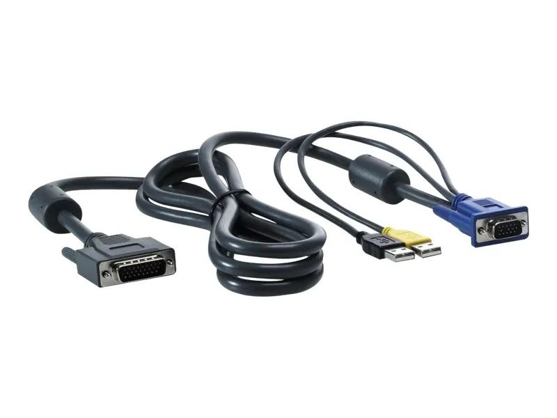 HPE USB Server Console Cable - Video- / USB-Kabel - 1.8 m (Packung mit 2)