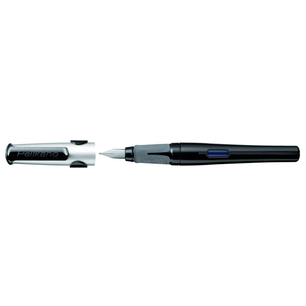 Pelikan Pelikano® Original Füller für Rechtshänder, Schwarz, Feder M, Faltschachtel