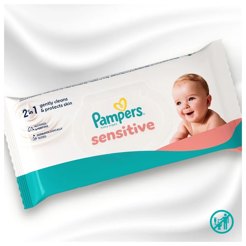 Pampers Feuchte Tücher Sensitive 12x