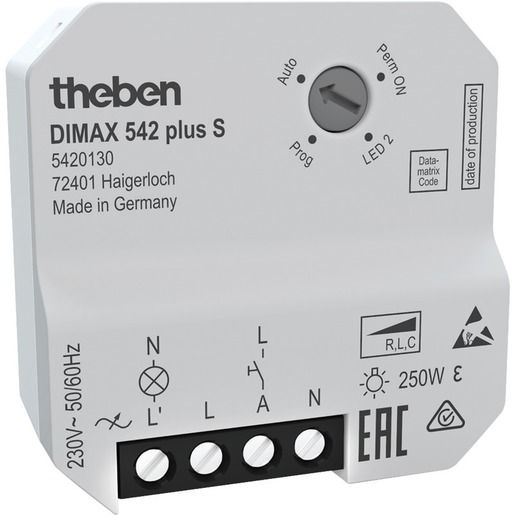Theben UNIVERSALDIMMER M. LASTERK. / THEBEN DIMAX 542 PLUS S UP T5420130