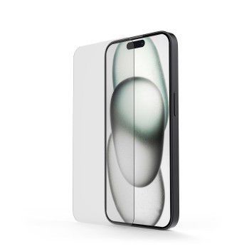 Hama Handy-Schutzglas "Clear Protect" für Apple iPhone 15, Montagehilfe