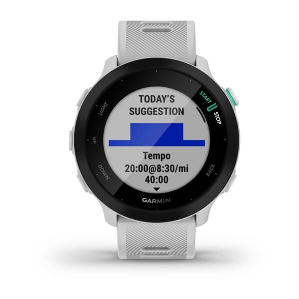 Garmin Forerunner 55 Steinweiß/Schwarz