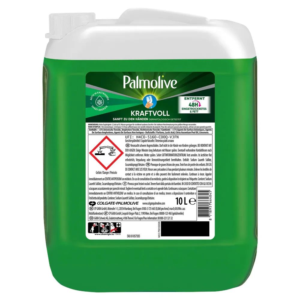 Palmolive Original Geschirrspülmittel, Kraftvoll gegen Fett und Eingebranntes, 10L