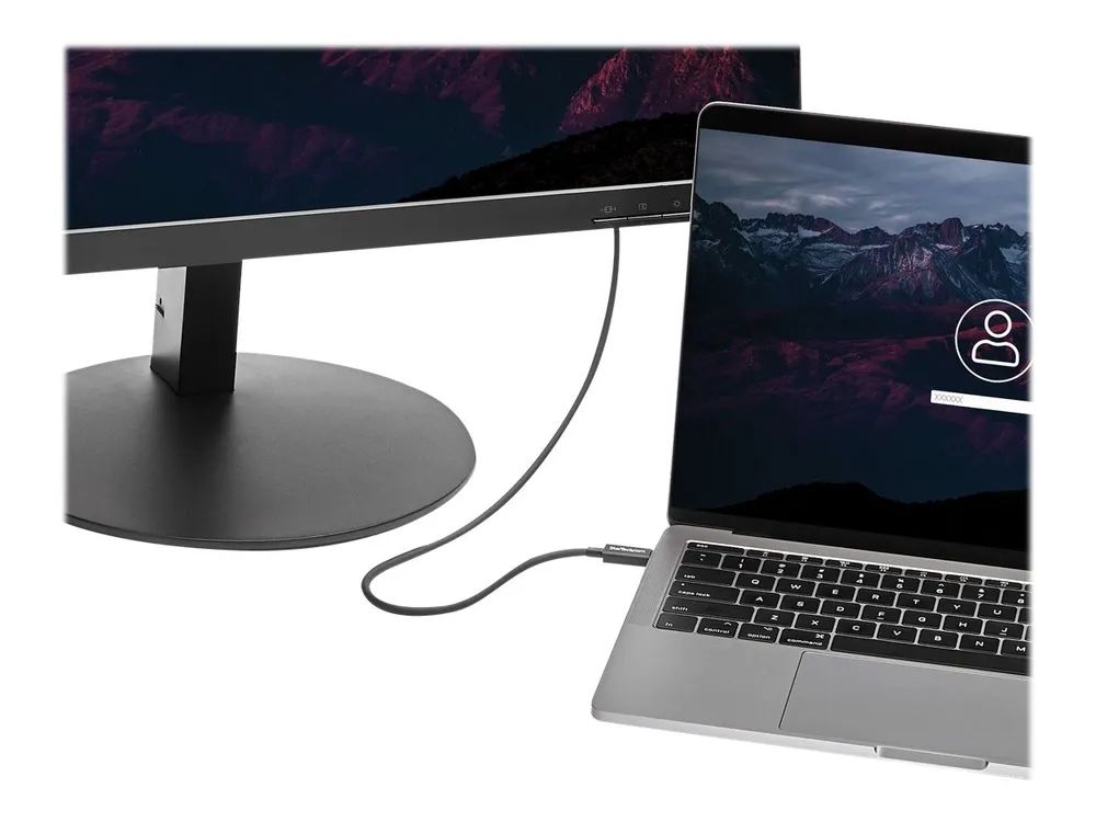 StarTech.com 50cm (1.6ft) Thunderbolt 3 Cable, 40Gbps, 100W PD, 4K/5K Video, Thunderbolt-Certified, Compatible w/ TB4/USB 3.2/DisplayPort - Thunderbolt-Kabel - 24 pin USB-C (M)