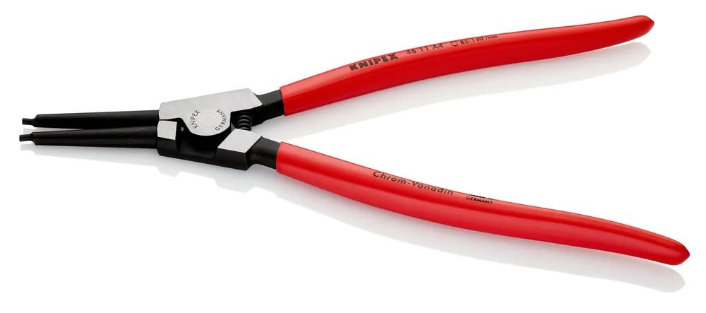 KNIPEX Sicherungsringzange für Außenringe auf Wellen mit Kunststoff überzogen schwarz atramentiert 320 mm