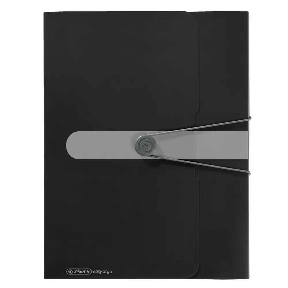 herlitz Sammelbox A4 PP opak schwarz 4cm easy orga to go