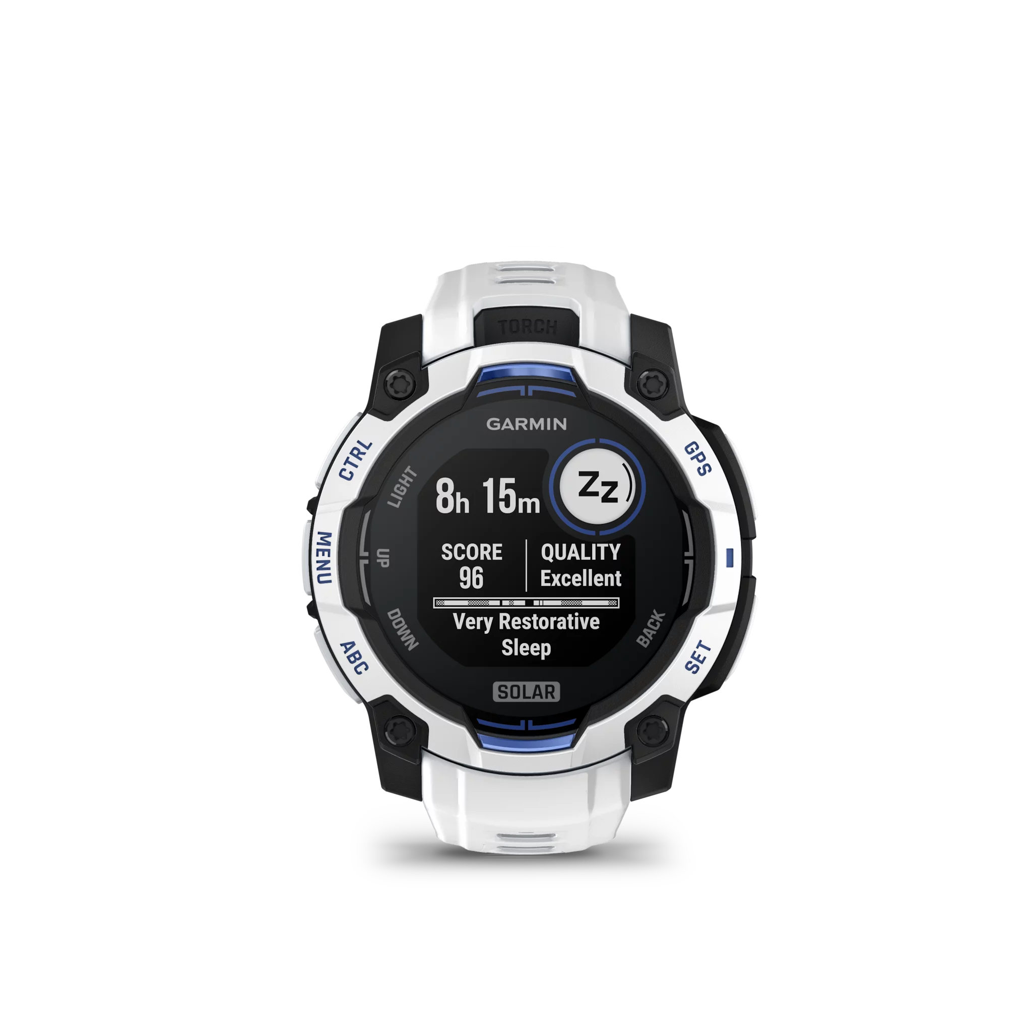 Garmin Instinct 3,45mm,Solar,Whitestone mit Whitestone Band,WW