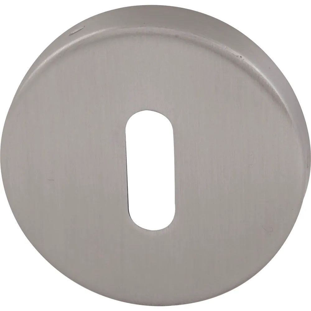 Marchesi Schlüsselrosette BB, Metall Unterkonstruktion KL 4, ø 52 x 10 mm, Edelstahl