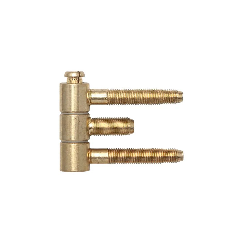 SFS Stahlzargenband 3-teilig, Band 16 x 46,7 mm, vermessingt