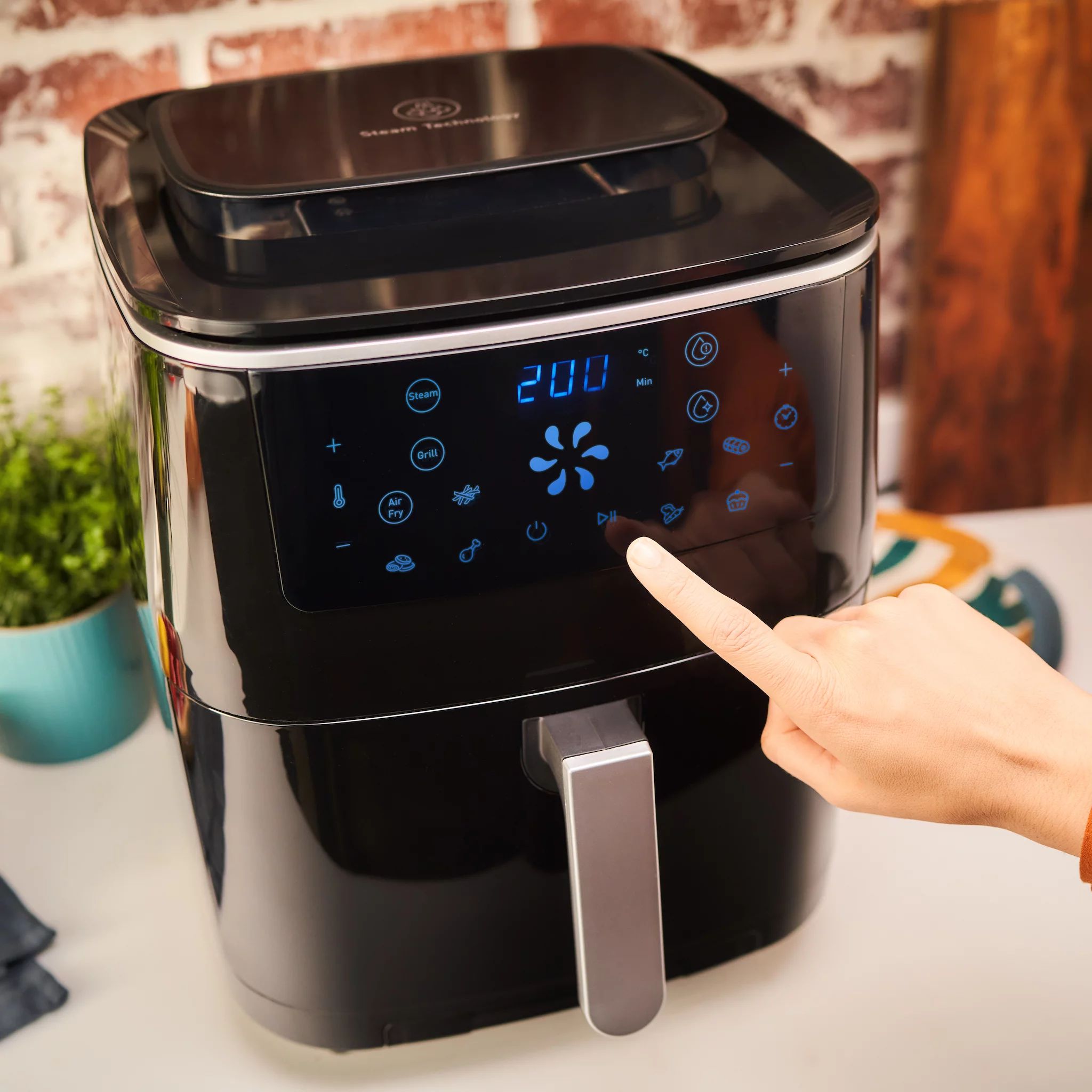 Tefal Heißluft-Fritteuse FW2018 Easy Fry Steam & Grill