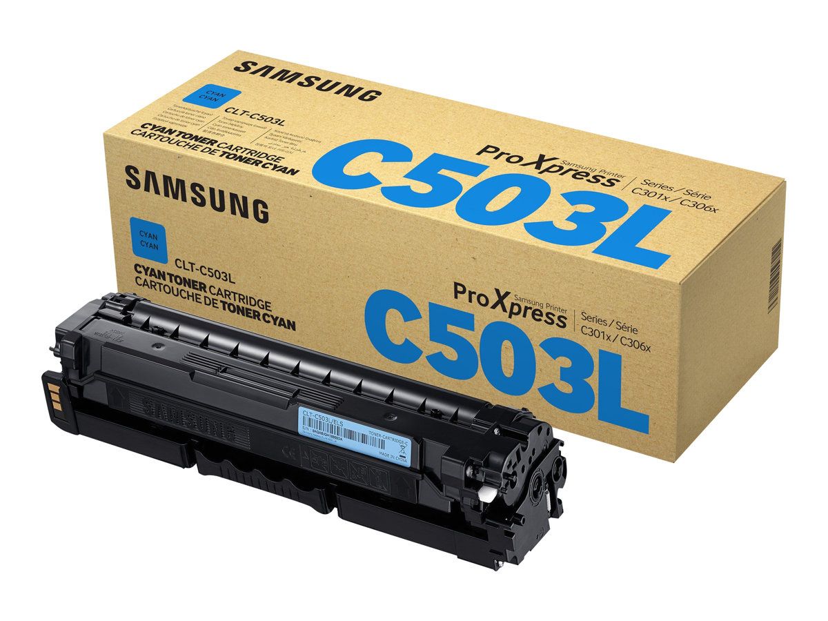 Samsung CLT-C503L - Hohe Ergiebigkeit - Cyan - Original - Tonerpatrone (SU014A)