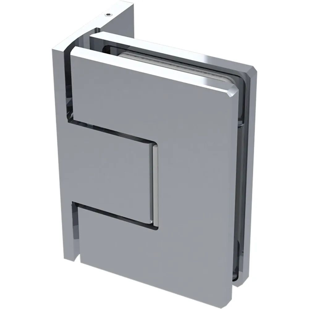 Colcom Duschtürband 8501N Polymer 90° Glas-Wand, Feststellung,Messing verchromt poliert
