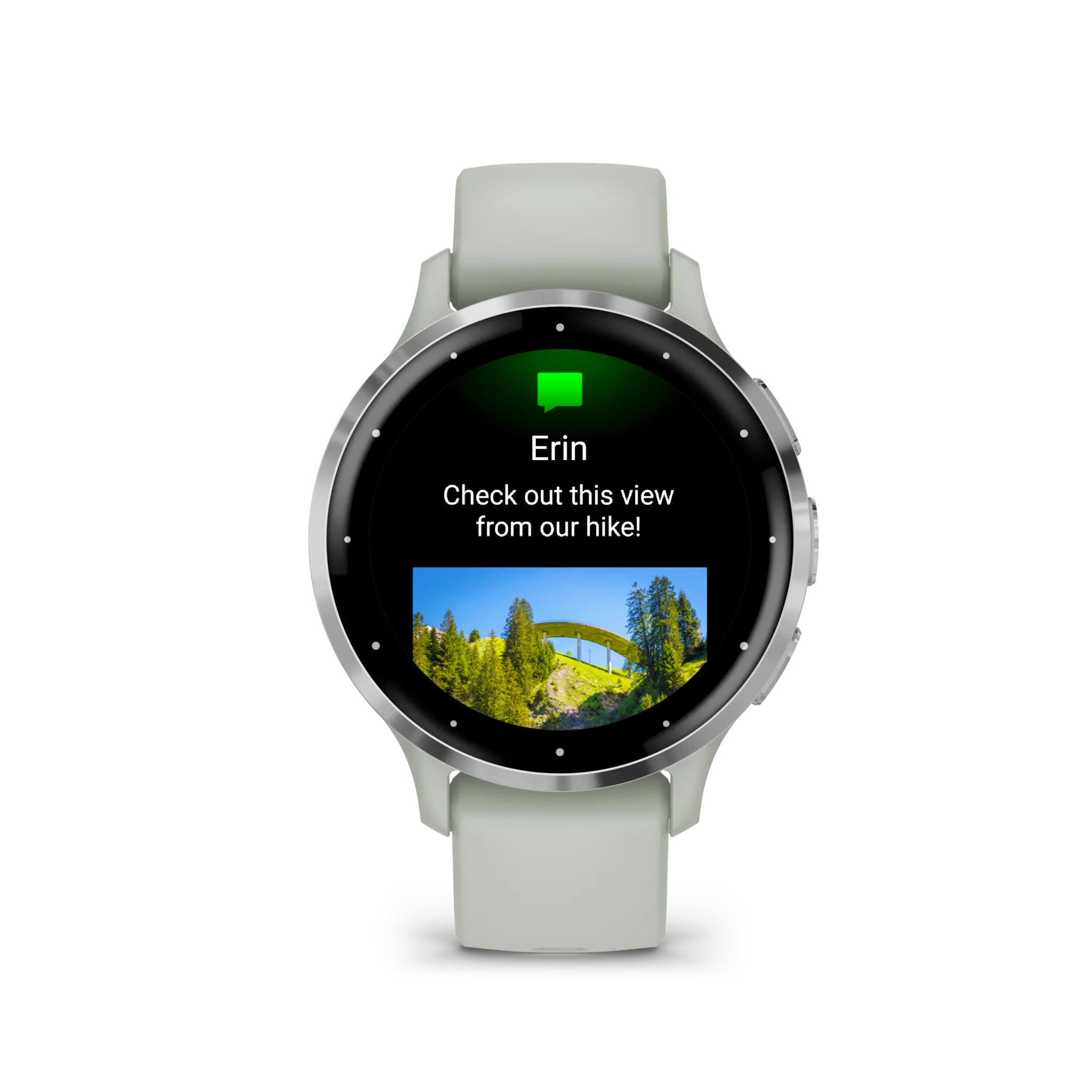 Garmin VENU 3S,  Salbeigrau/Silber