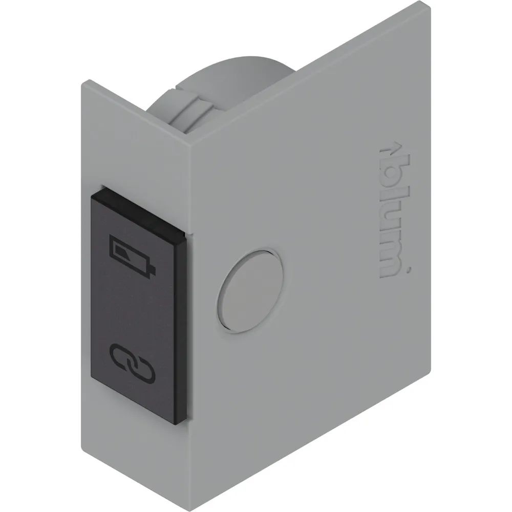 BLUM SERVO-DRIVE Schalter für AVENTOS, symmetrisch, Kunststoff hellgrau