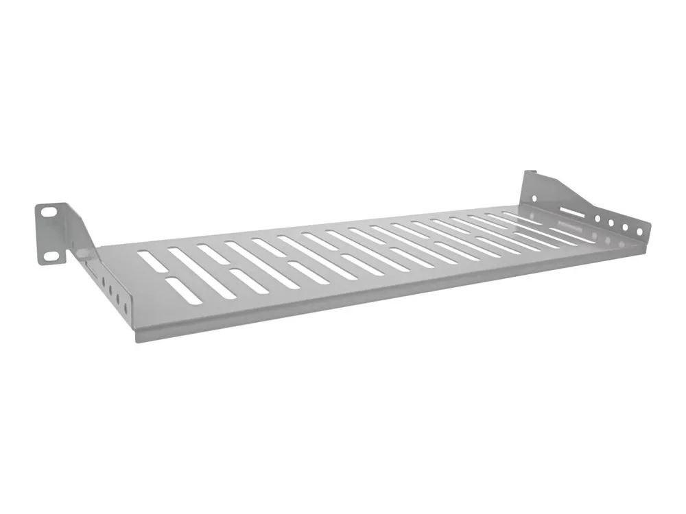 InLine 19" Fachboden - 150mm - 10kg - 1HE - RAL 7035 - grau