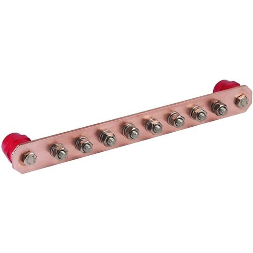 Dehn PA-SCHIENE O. ABDECKUNG CU / DEHN PAS I 8AP M10 CU 472227