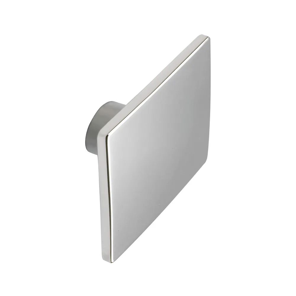 Estamp Knopf Lugus Breite 50 mm, Tiefe 25 mm, ZN verchromt poliert