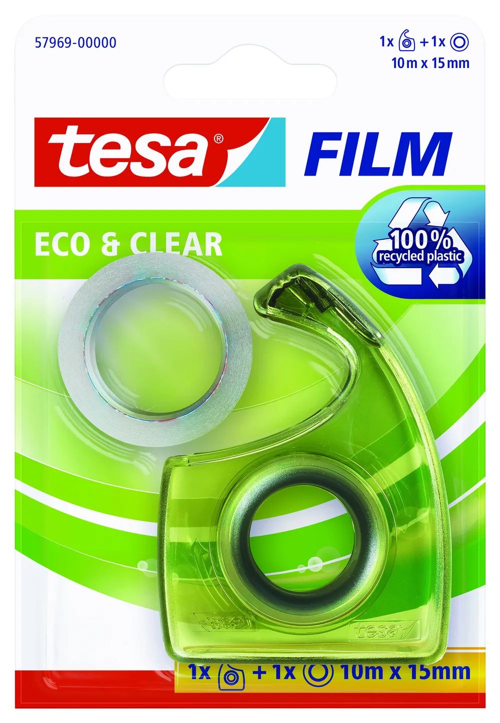 Tesa 57969-00000-00 - 10 m - Transparent - 15 mm - 1 Stück(e)