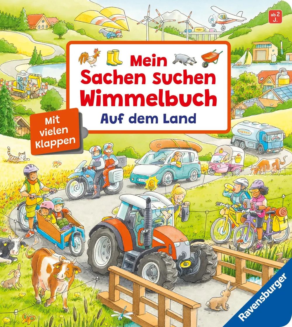 Ravensburger Verlag GmbH Sachen suchen Wimmelbuch: Auf dem Land