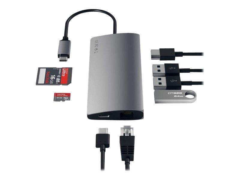 Satechi Aluminum Multi-Port Adapter V2 - Dockingstation