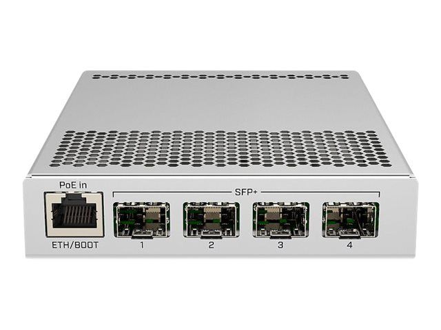 MikroTik CRS305-1G-4S+IN - Switch - 4 x SFP+ + 1 x 10/100/1000 (PoE)