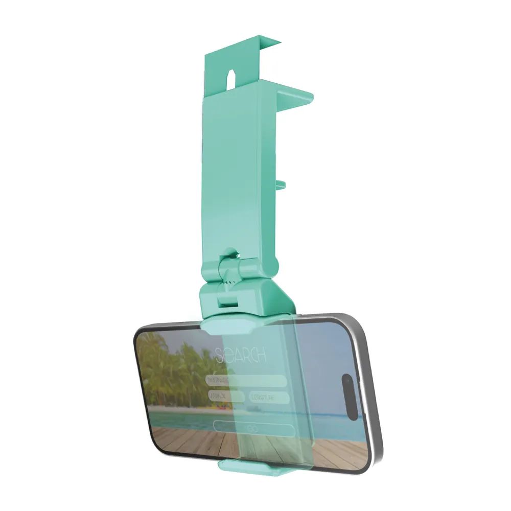MUSIC HERO Universelle Smartphone Halterung mit Clip, 360° drehbar, grün