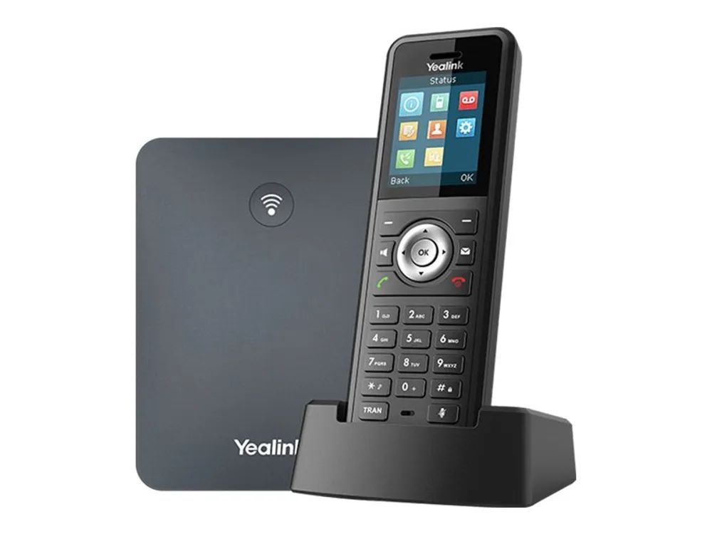 Yealink W79P - Schnurloses VoIP-Telefon - mit Bluetooth-Schnittstelle mit Rufnummernanzeige