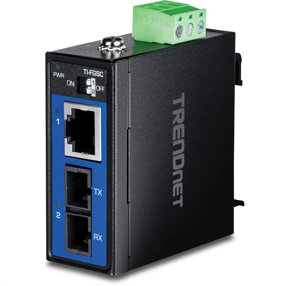 TRENDnet Industrial Medienkonv. SC->RJ45 Multi-Mo - Converter - Glasfaser (LWL)