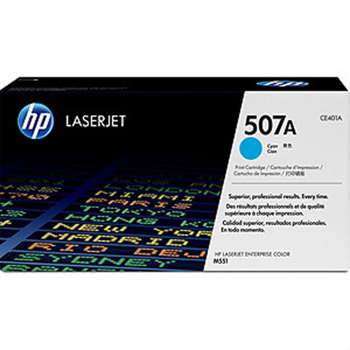 HP 507A - Cyan - original - LaserJet - Tonerpatrone (CE401A)