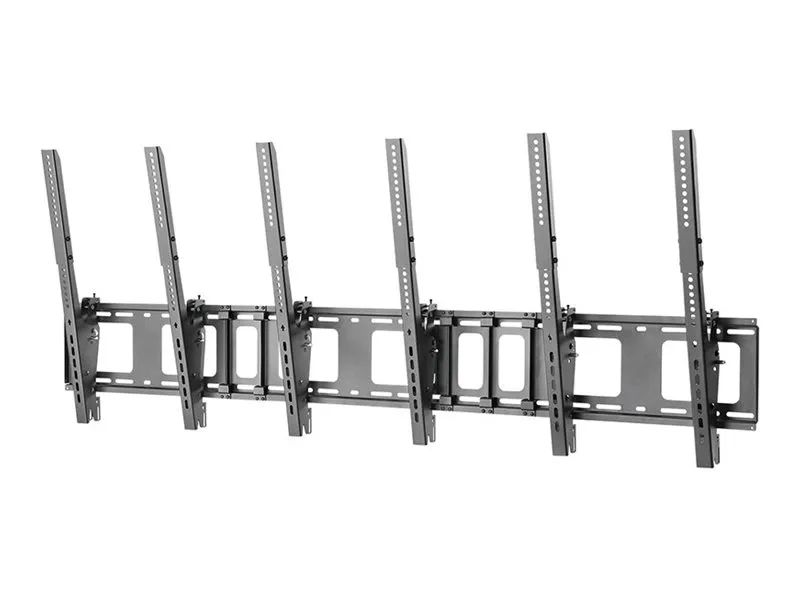 Neomounts NS-WMB300P - Halterung - für 3 LCD-Anzeigen - Schwarz - Bildschirmgröße: 101.6-132.1 cm (40"-52")